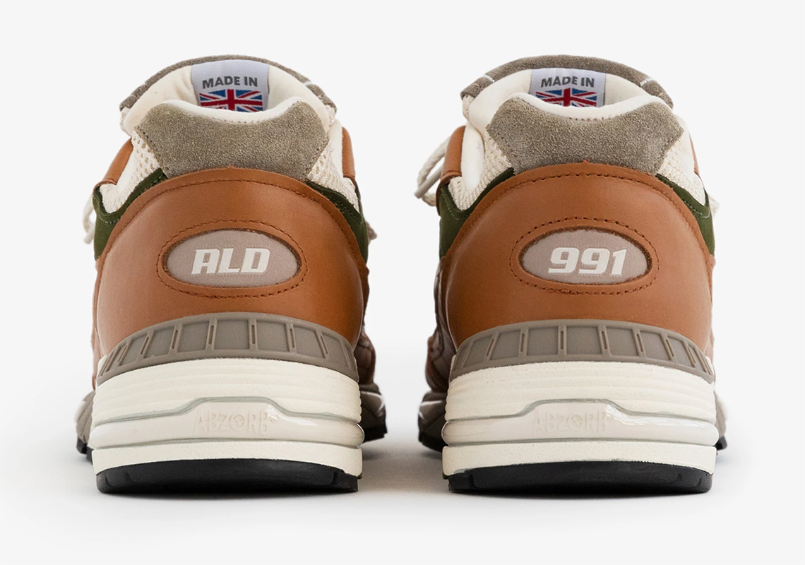 Aime Leon Dore New Balance 991 Tan Green 2