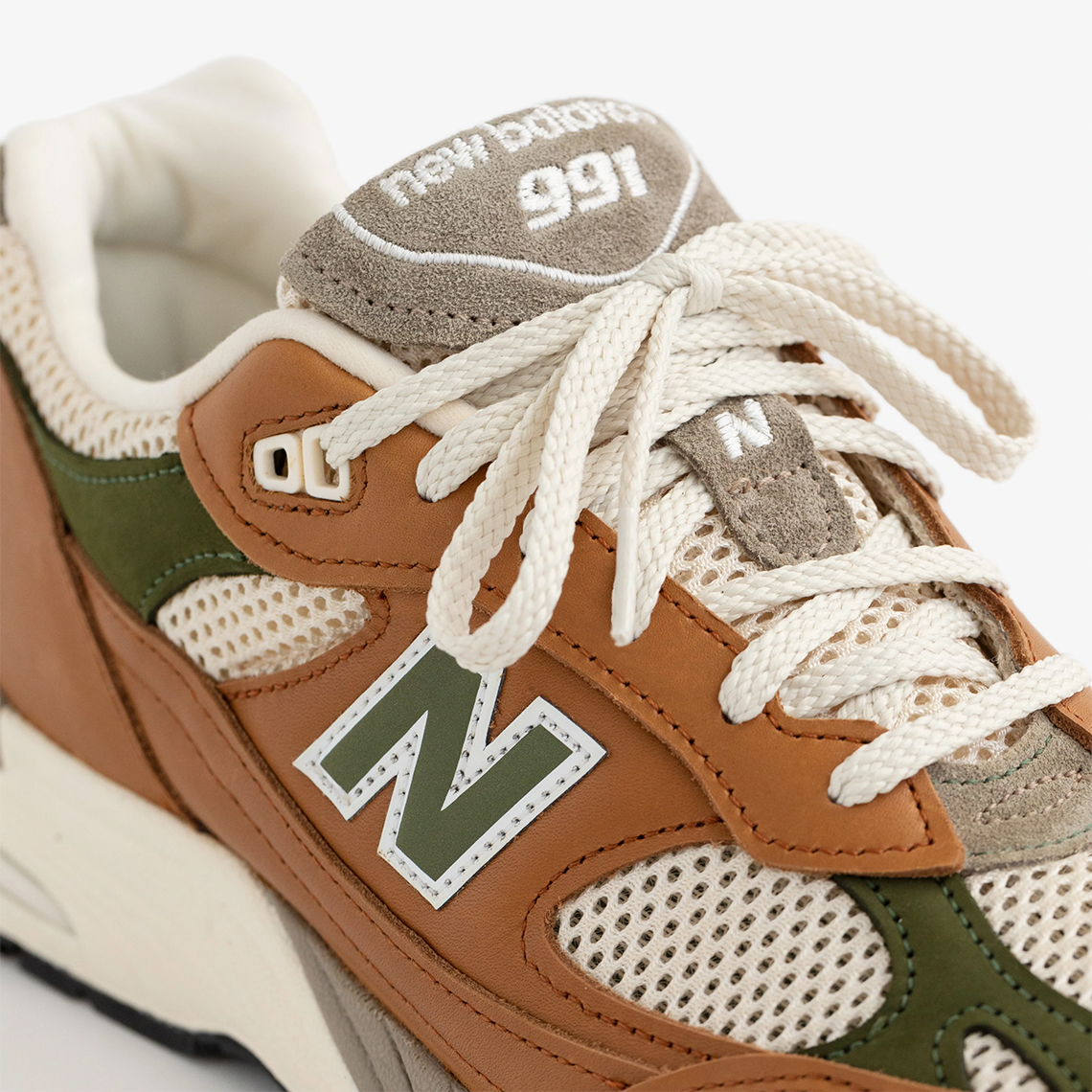 Aime Leon Dore New Balance 991 Tan Green 3