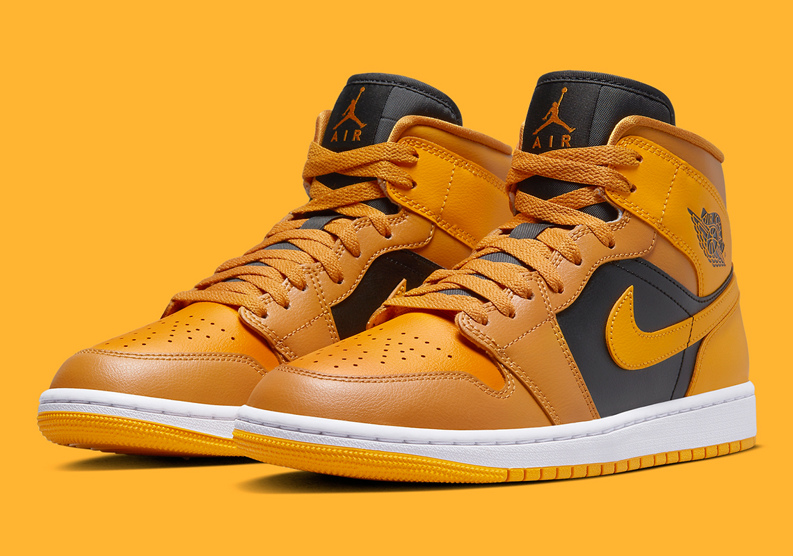 air jordan mid 1 university gold