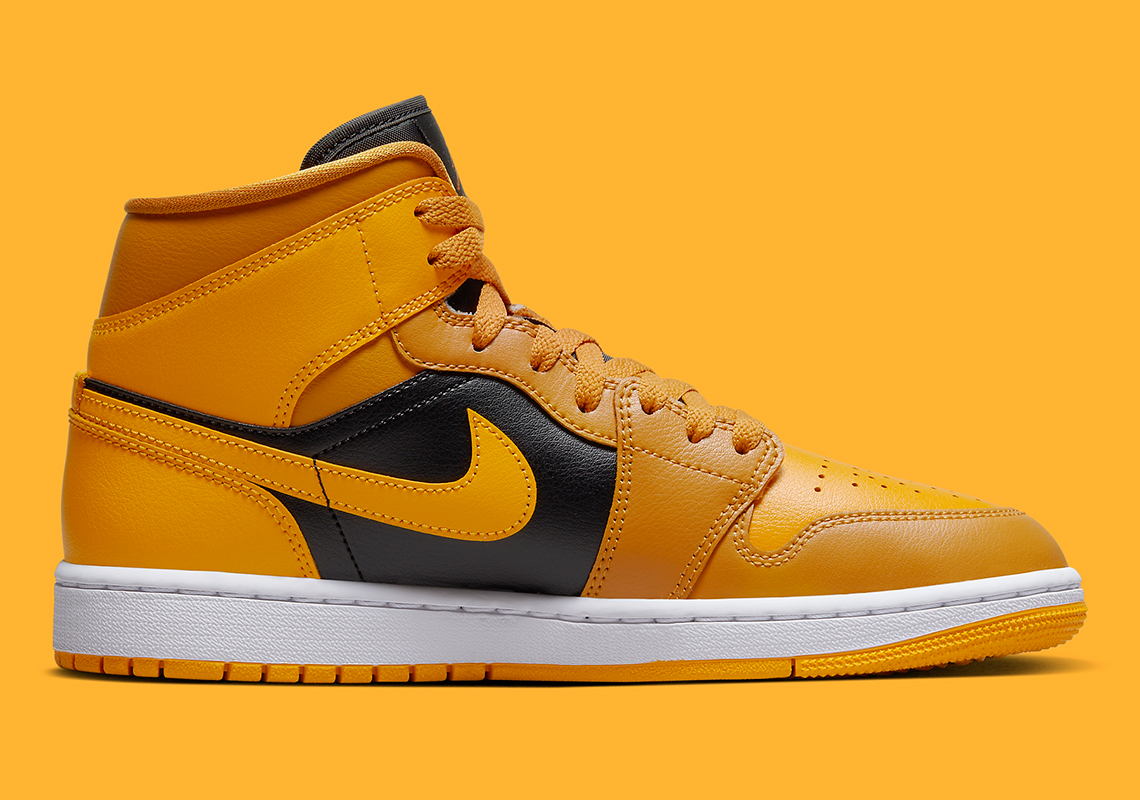 air jordan 1 mid womens university gold bq6472 700 7