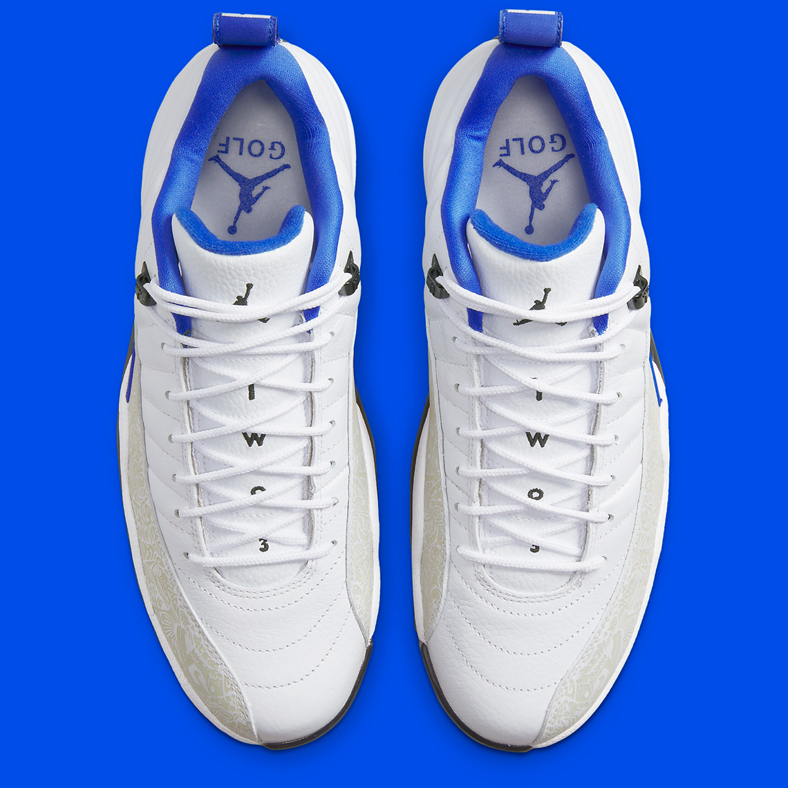 Air Jordan 12 Golf NRG White Game Royal DM9015-105 | SneakerNews.com