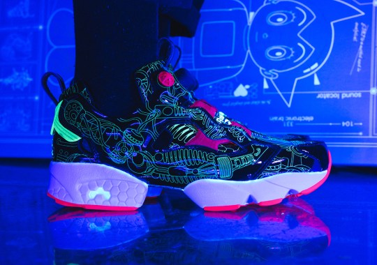 BAIT And Astro Boy Bring Glow-In-The-Dark Blueprints To The Reebok Instapump Fury + Club C Stomper