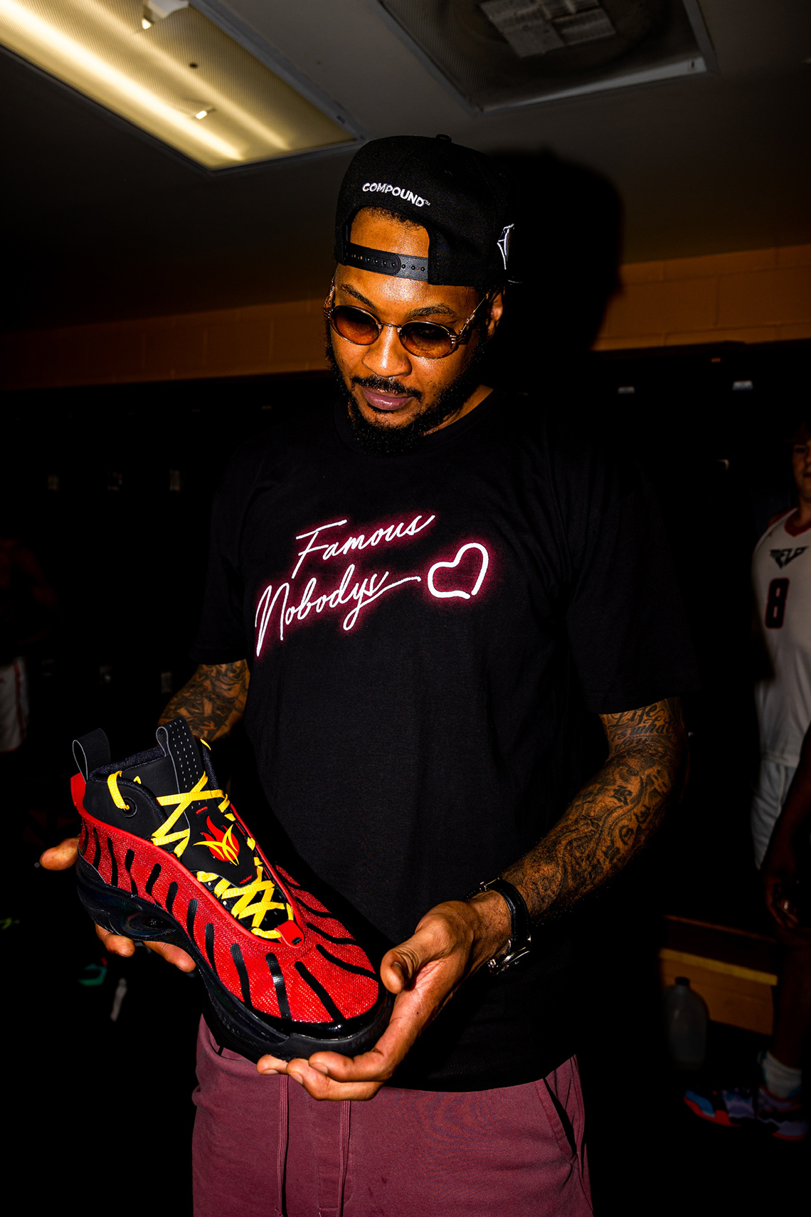 Carmelo Anthony  ball player swag