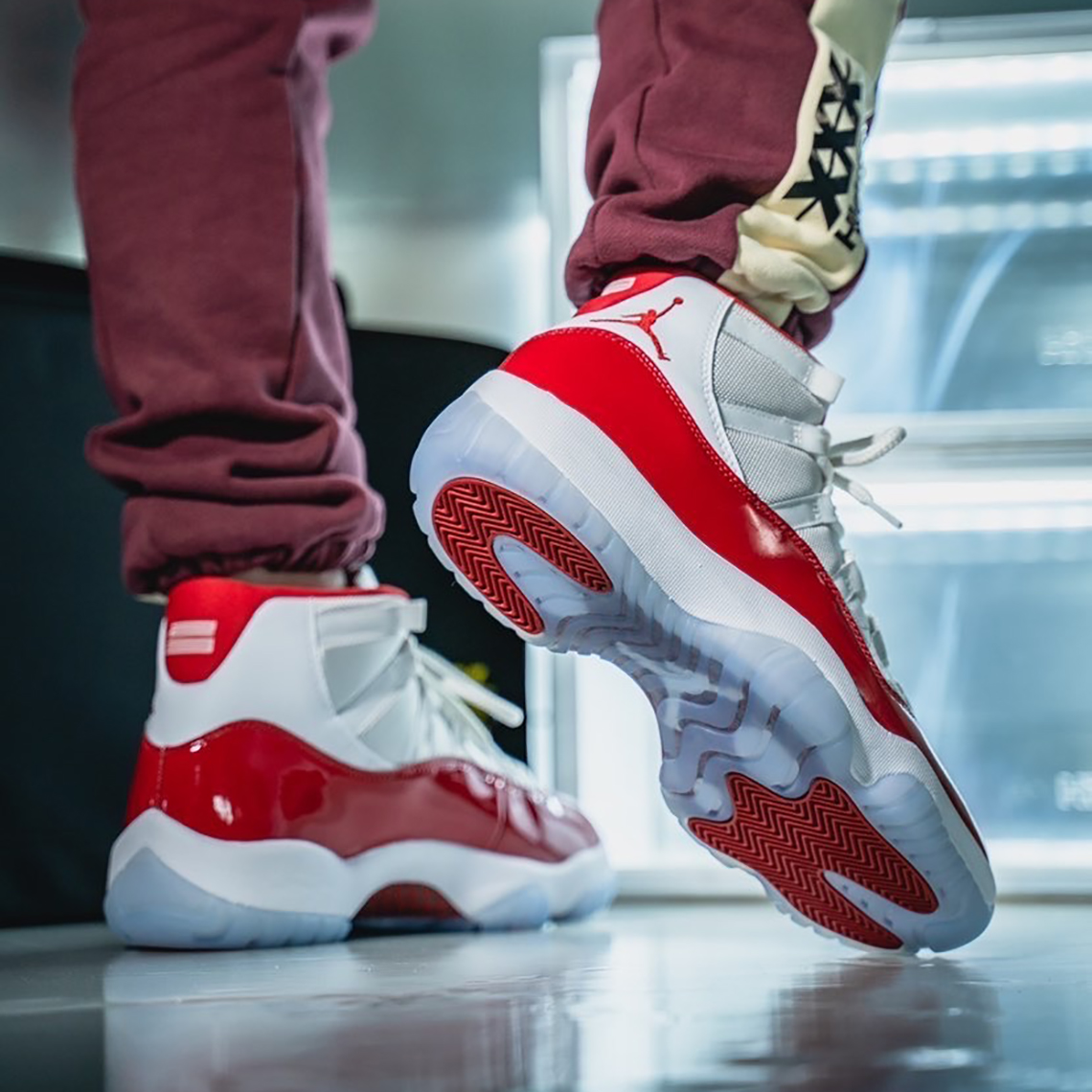 cherry red low 11s