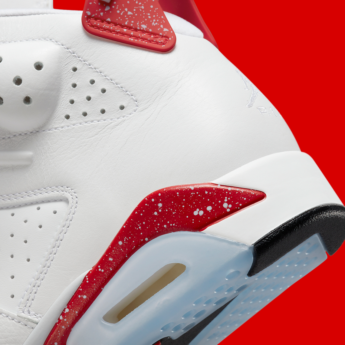 retro 6 red white