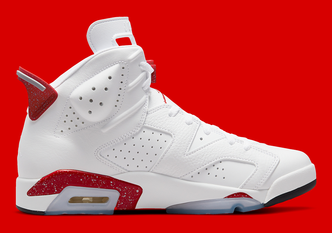 red and white jordan 6