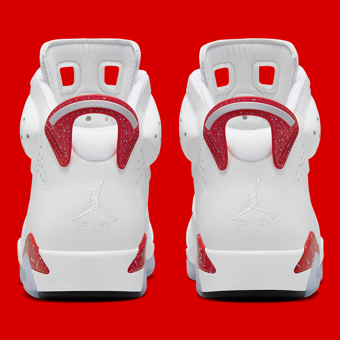 jordan 6s white and red