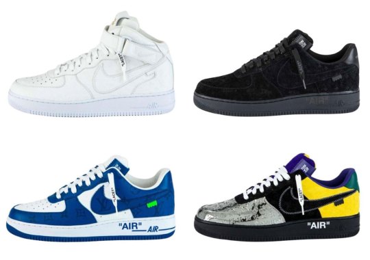 Louis Vuitton Nike Air Force 1 Retail Releases Revealed
