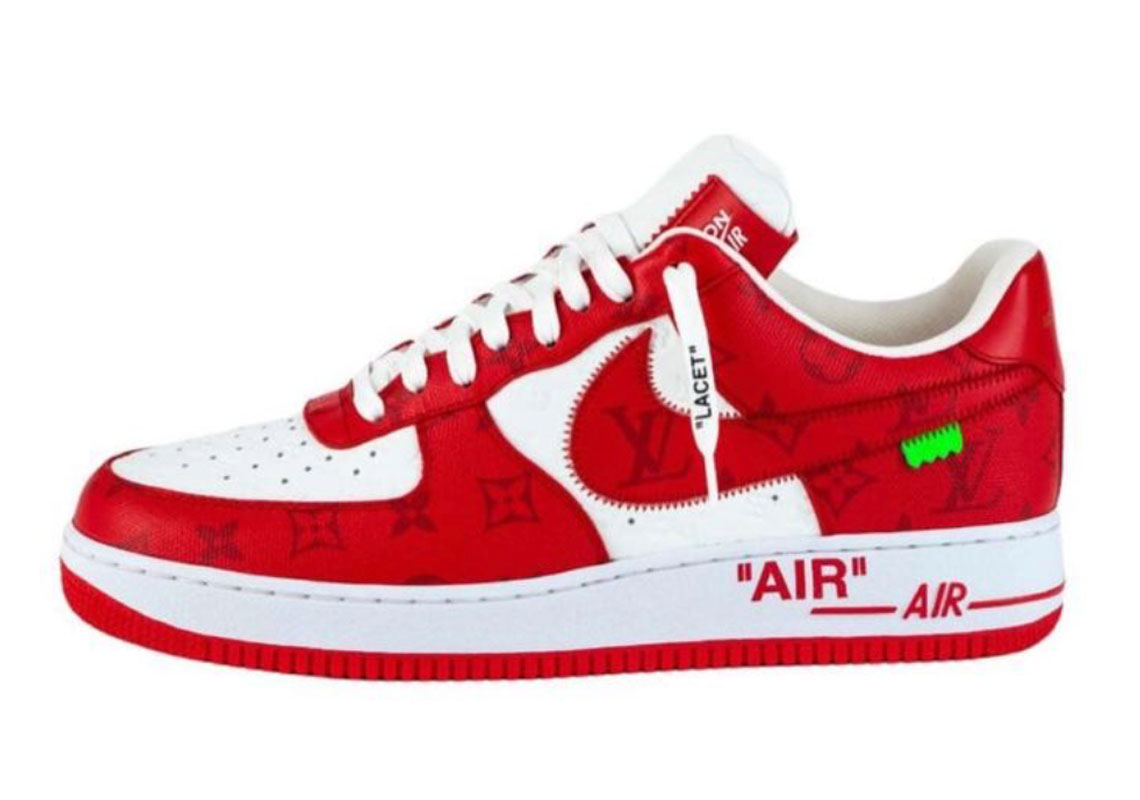 off white air force red