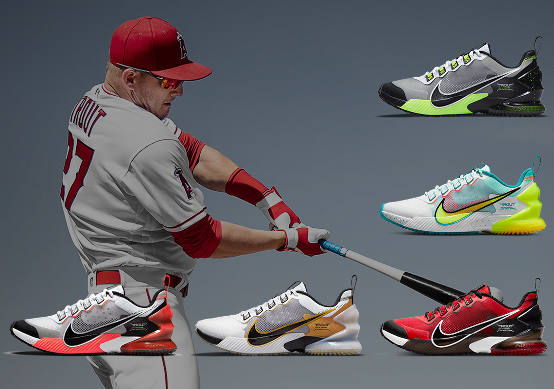 Mike Trout's New Nike Signature Shoe Is Dropping In Several Colorways