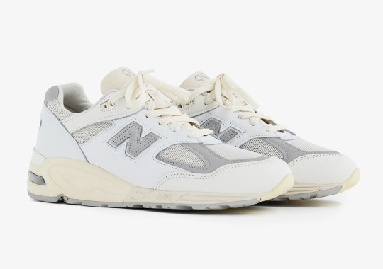 Official Images Of The “Sea Salt” New Balance 990v2 Made In USA By Teddy Santis