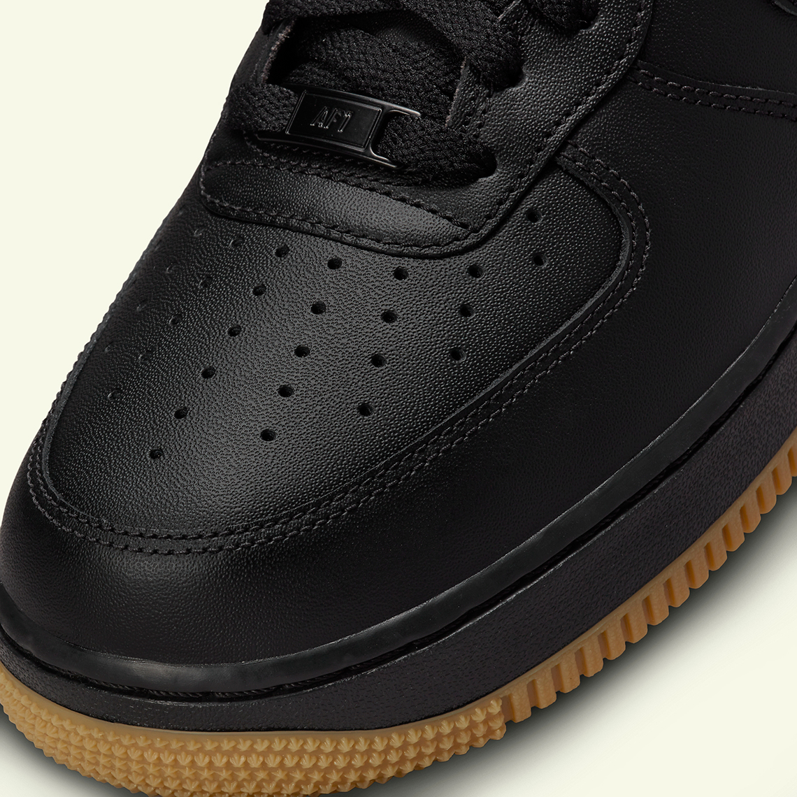 Air force 1 hotsell high black gum bottom