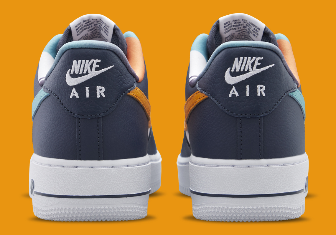 Nike Air Force 1 Low Emb Thunder Blue Washed Teal Dm0109 400 1