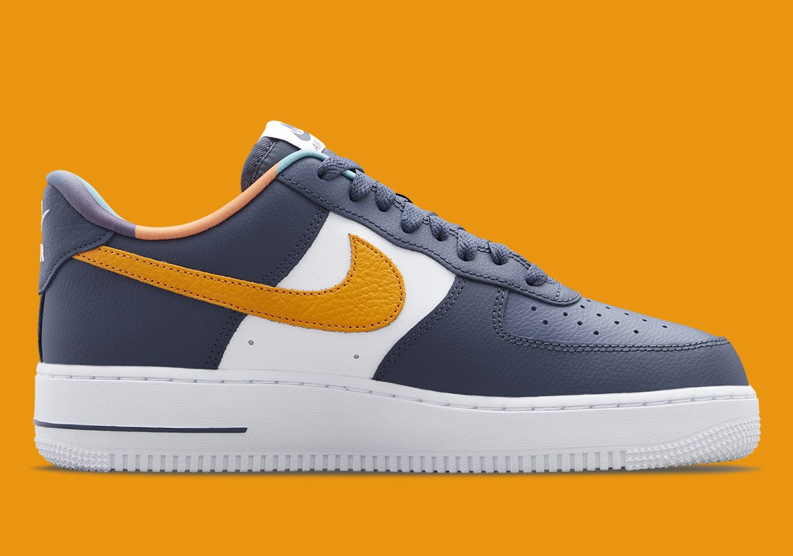 Nike Air Force 1 Low EMB Thunder Blue Washed Teal DM0109-400 ...