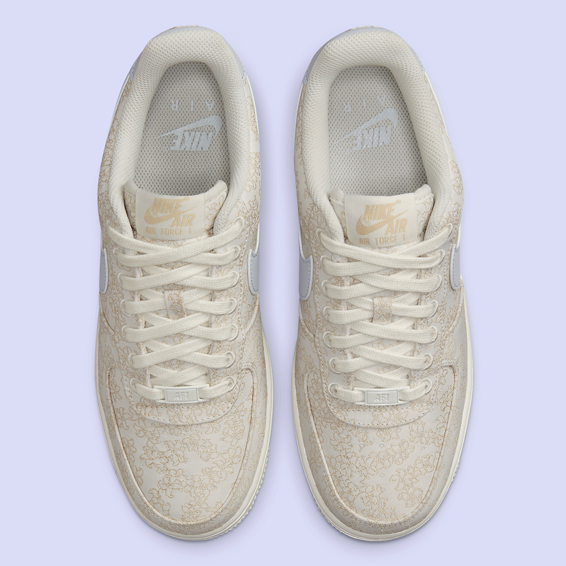 Gold Foil Detailing Shines on The Nike Air Force 1 Low •