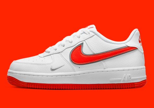 Orange, Layered Swooshes Land On The Latest Nike Air Force 1 Low