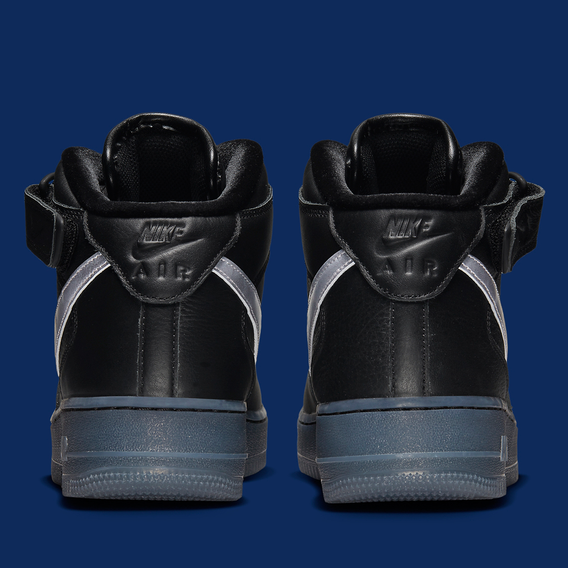 nike buy air force 1 mid black navy dx3061 001 6