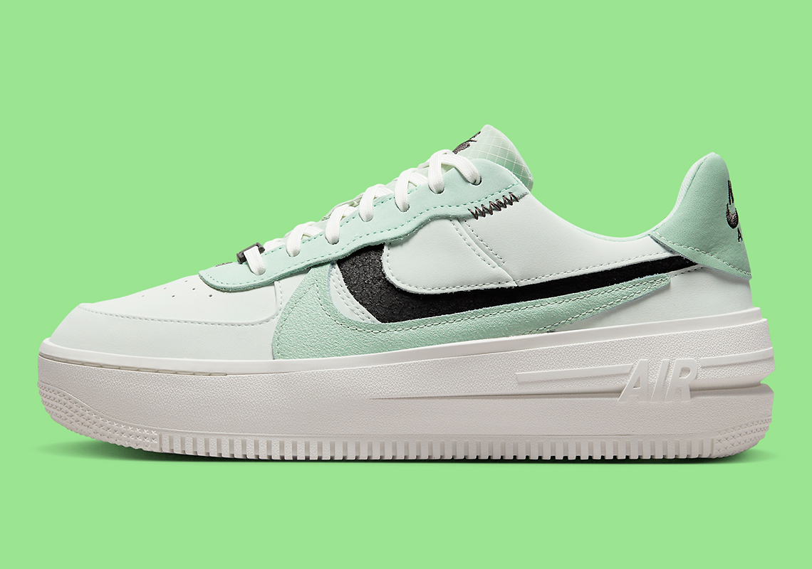 Nike Air Force 1 PLT.AF.ORM À peine verte DX3730-300 - Crumpe