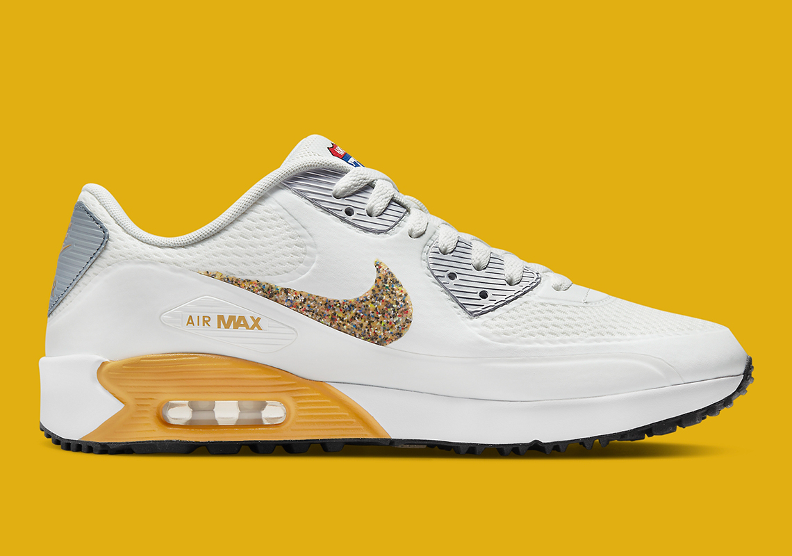 Smiles Nike Air Max 90 G Golf Shoes – Stadium Custom Kicks