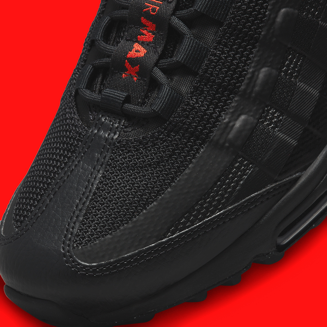 Nike Air Max 95 Ultra Black Crimson Dx2658 001 1