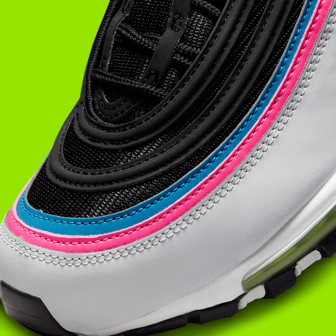 Nike air max 97 clearance white/volt/pink/blue