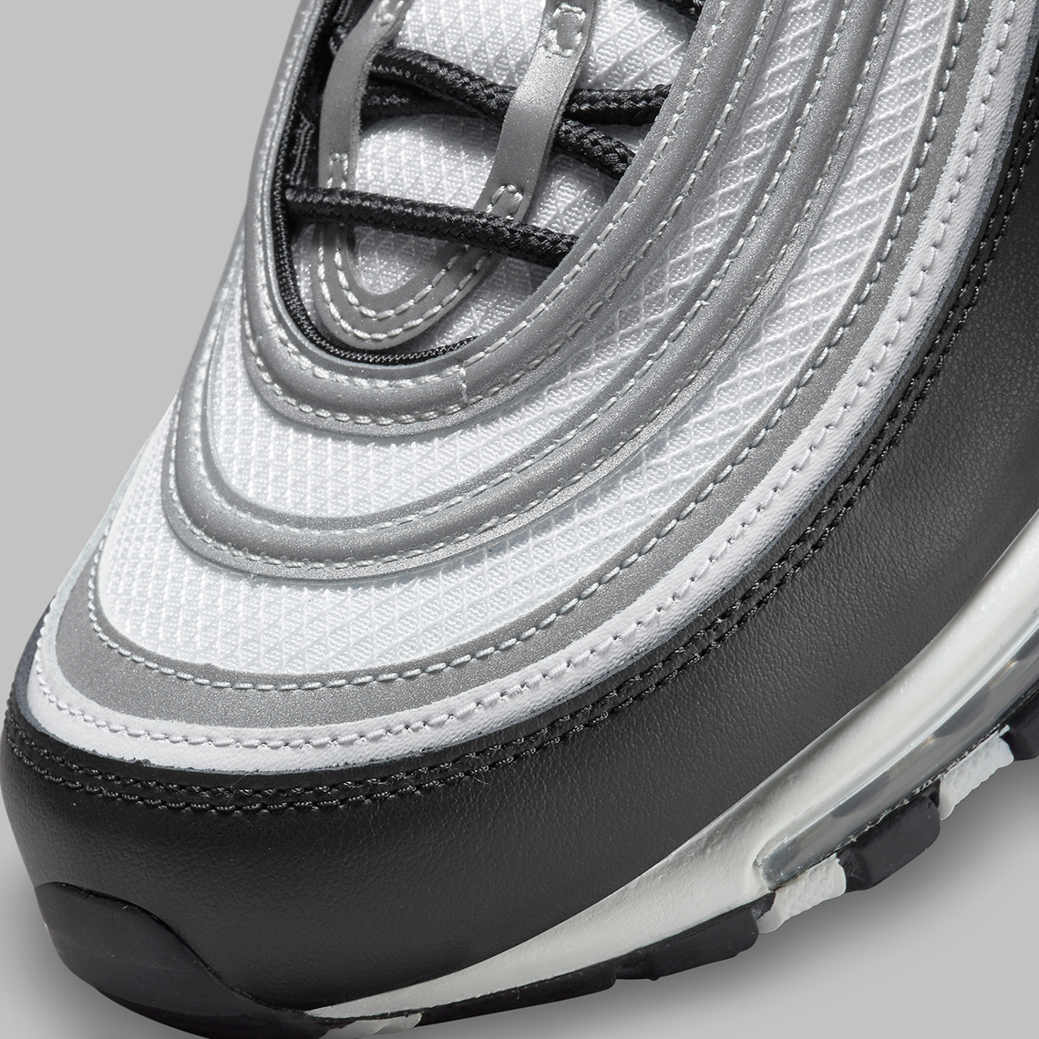 Air max 97 outlet black white reflective