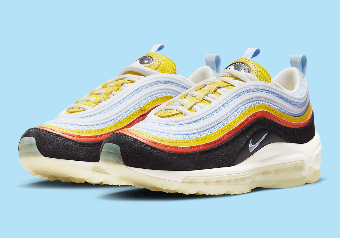 Nike air max 97 wolf outlet grey yellow & gym blue