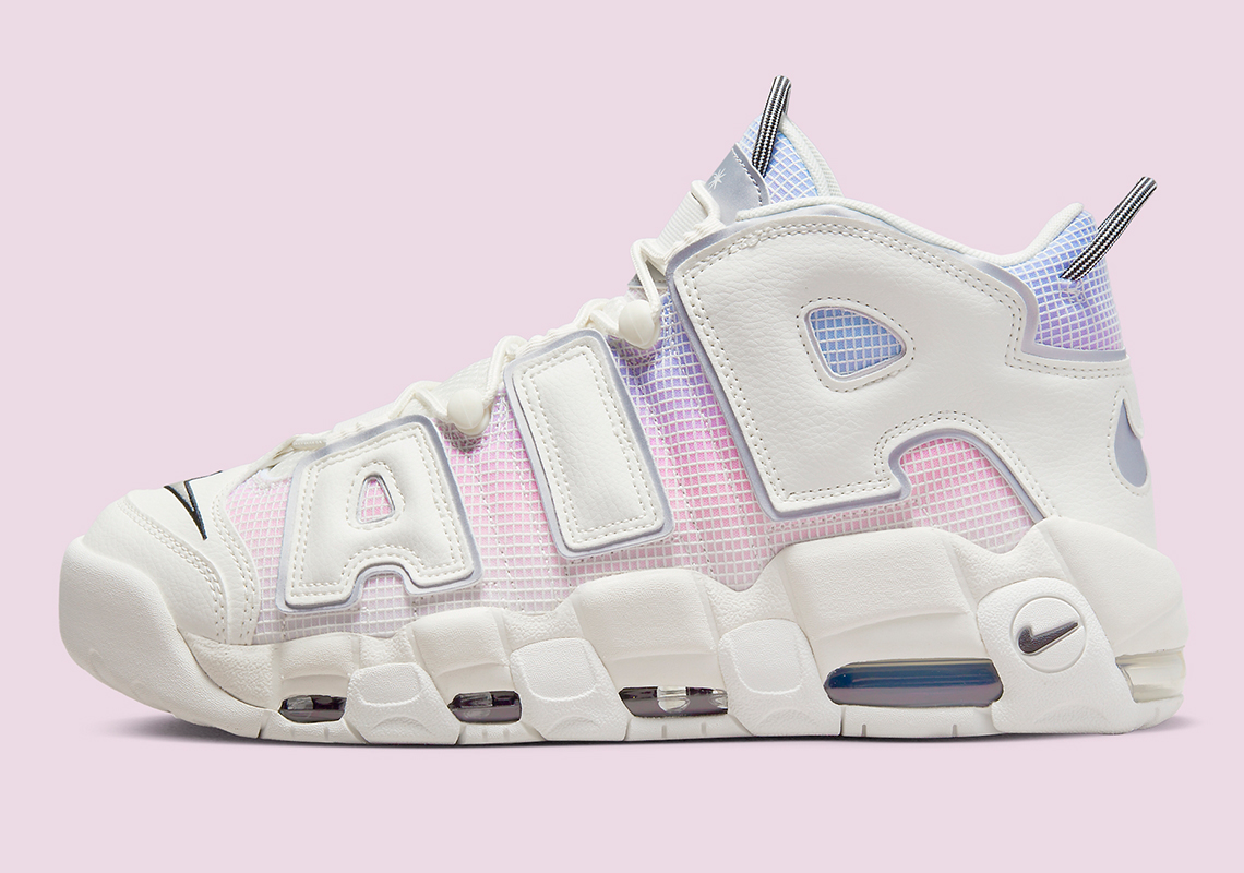 Nike Air More Uptempo White Pink Purple - Men's - GBNY