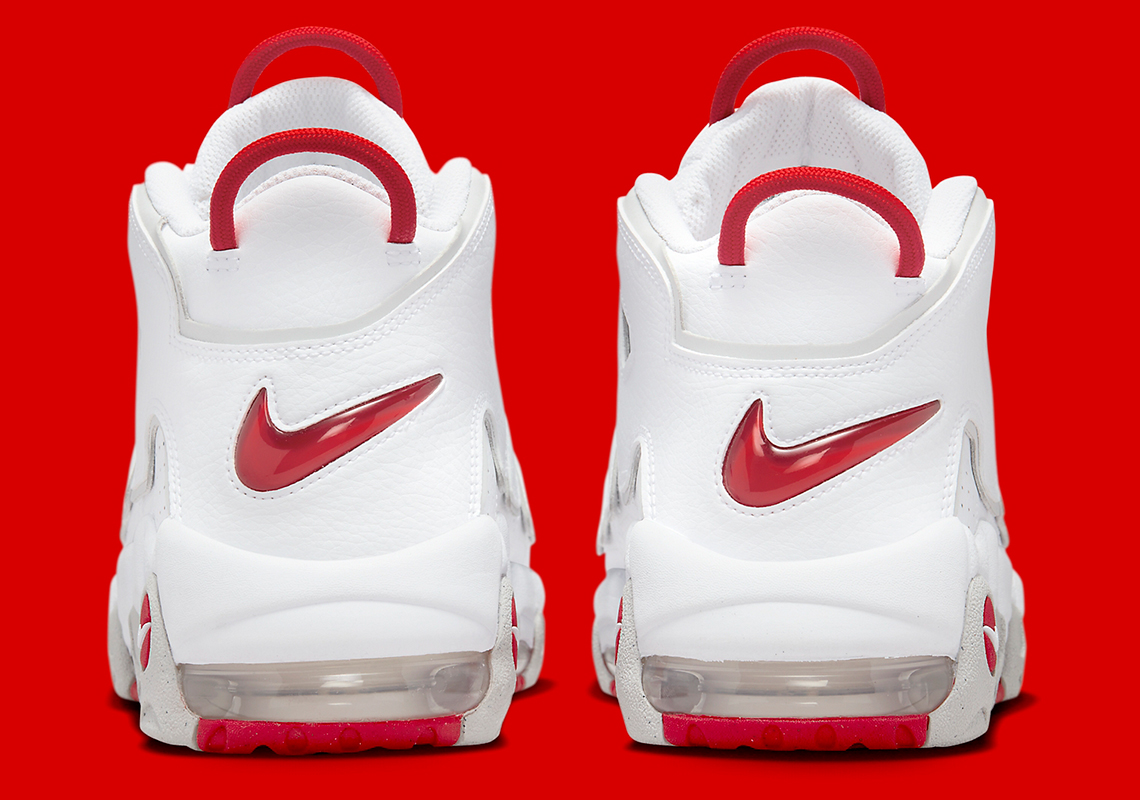 Air More Uptempo White/Grey Fog/Red DX8965-100 - SoleSnk