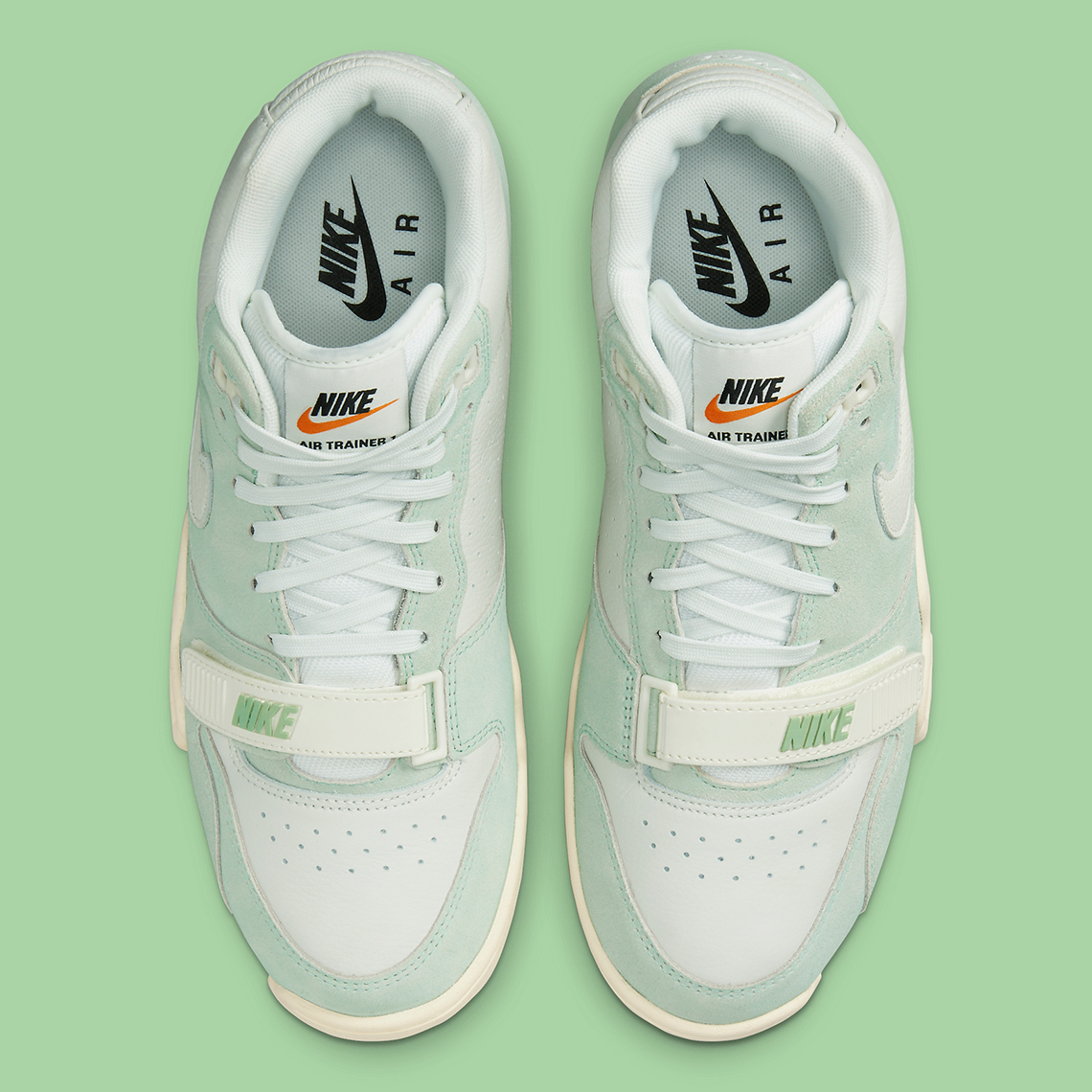 nike air trainer 1 enamel green sail summit white dx4462 300 3