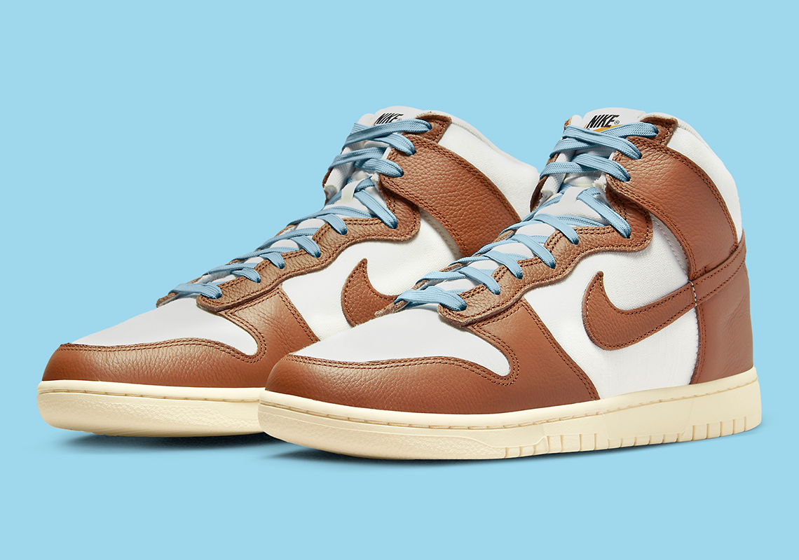 Nike Dunk High Certified Fresh Brown White Blue Release Date 2