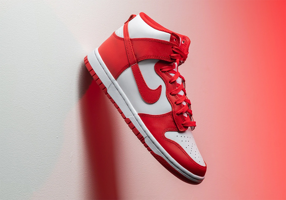 Where To Buy The Nike Dunk High "Championship Red"