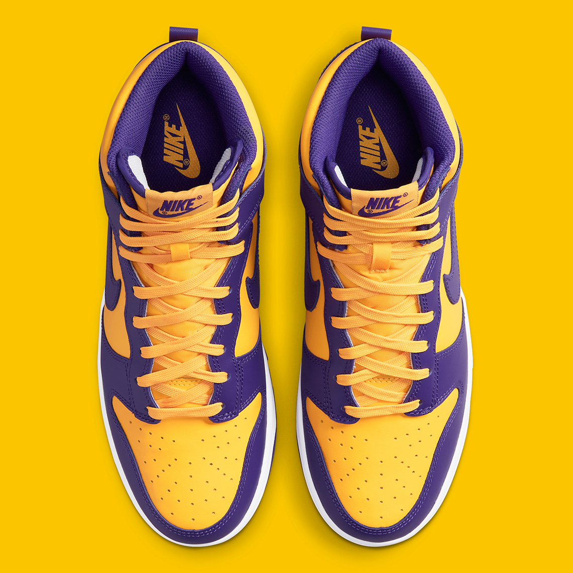 Dunk High 'Lakers' - Nike - DD1399 500 - court purple/university  gold/white/court purple