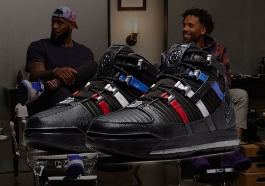 The Nike LeBron 3 Appears In Barbershop-Themed Colorway