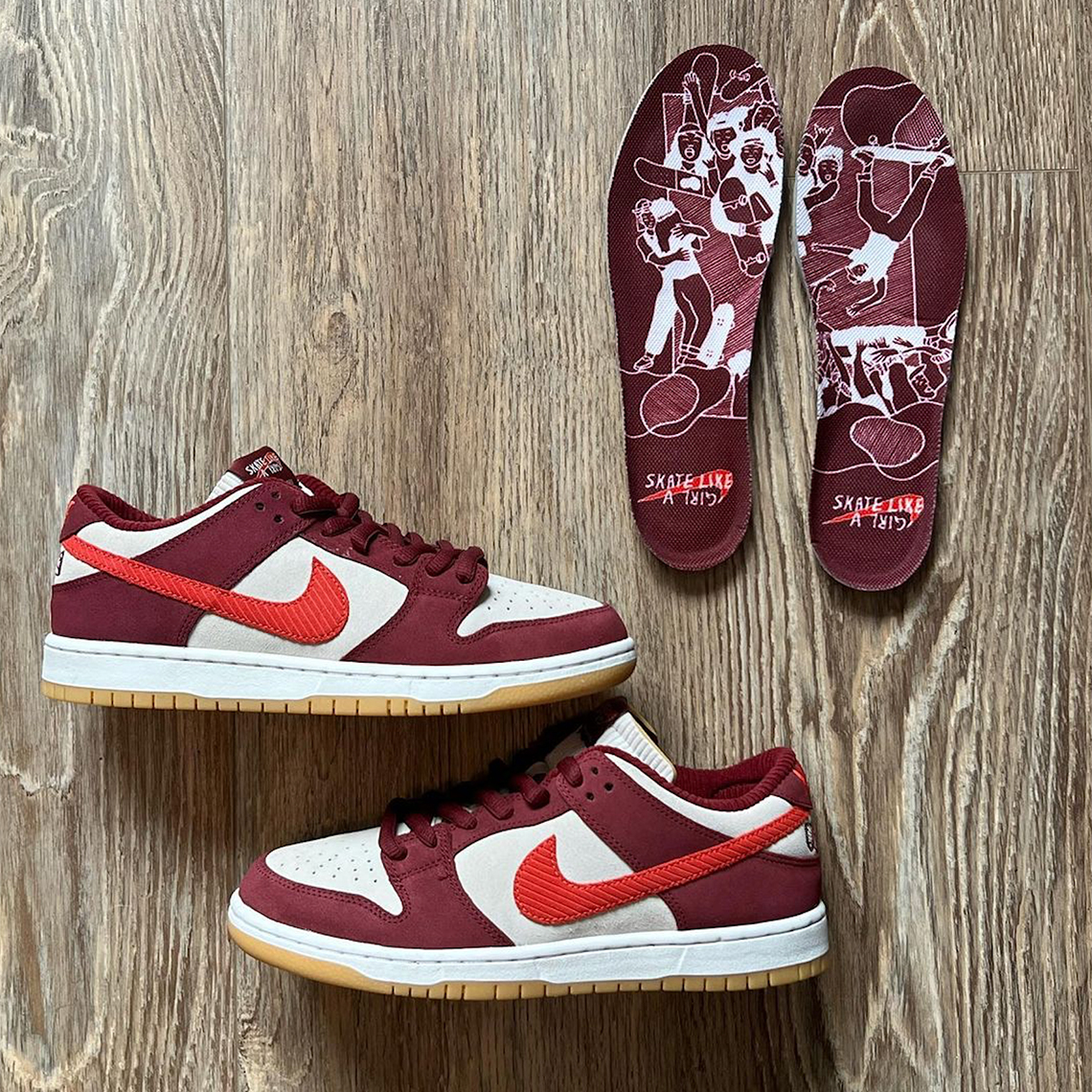 nike sb dunk low skate like a girl 5