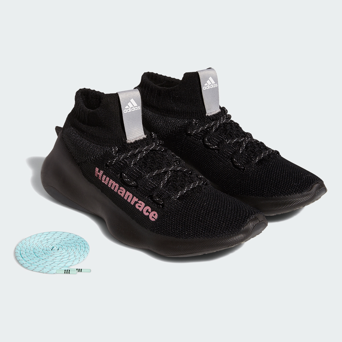 pharrell adidas human race sichona black pink gx3032 release date 6