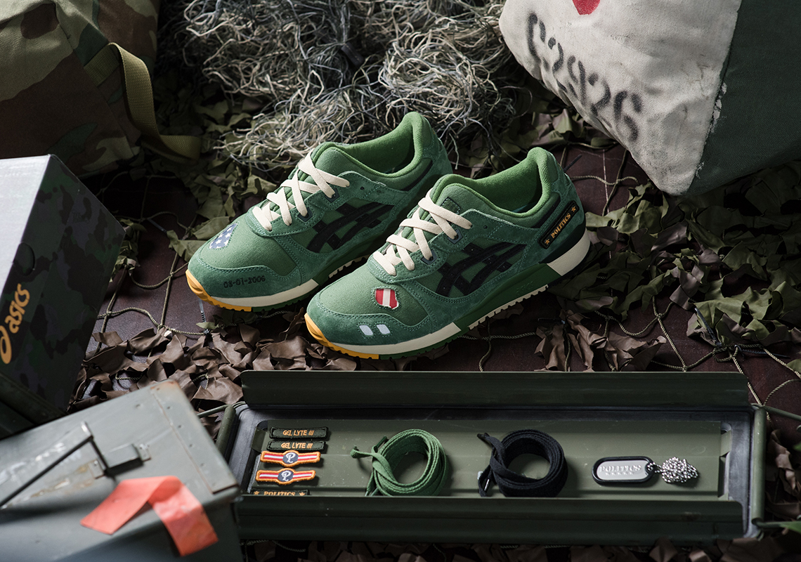 Asics gel lyte iii army sale