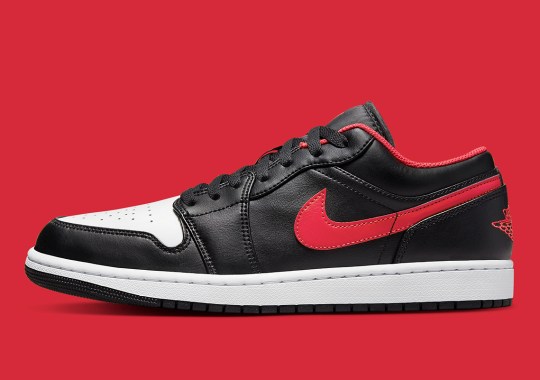 The Air Jordan 1 Low Continues To Play Around With White, Black, And Red