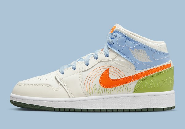 Air Jordan 1 Mid Stitch DX2462-100 Release Info | SneakerNews.com