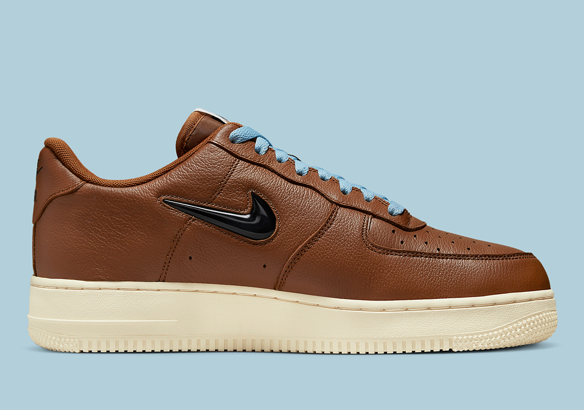 af1 brown leather