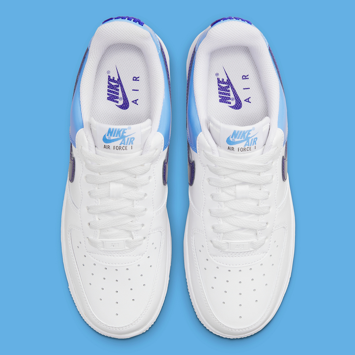 Nike Air Force 1 White Blue DJ9942-400 | SneakerNews.com