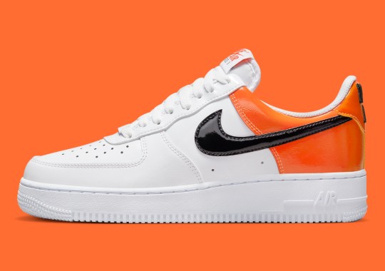 Orange Patent Leather Lands On The Nike Air Force 1 Low