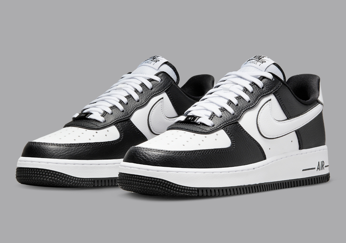 Nike air force 1 low black on sale white