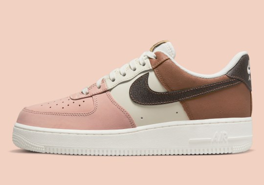 Another “Neapolitan” Color-Blocking Melts Onto The Nike Air Force 1 Low