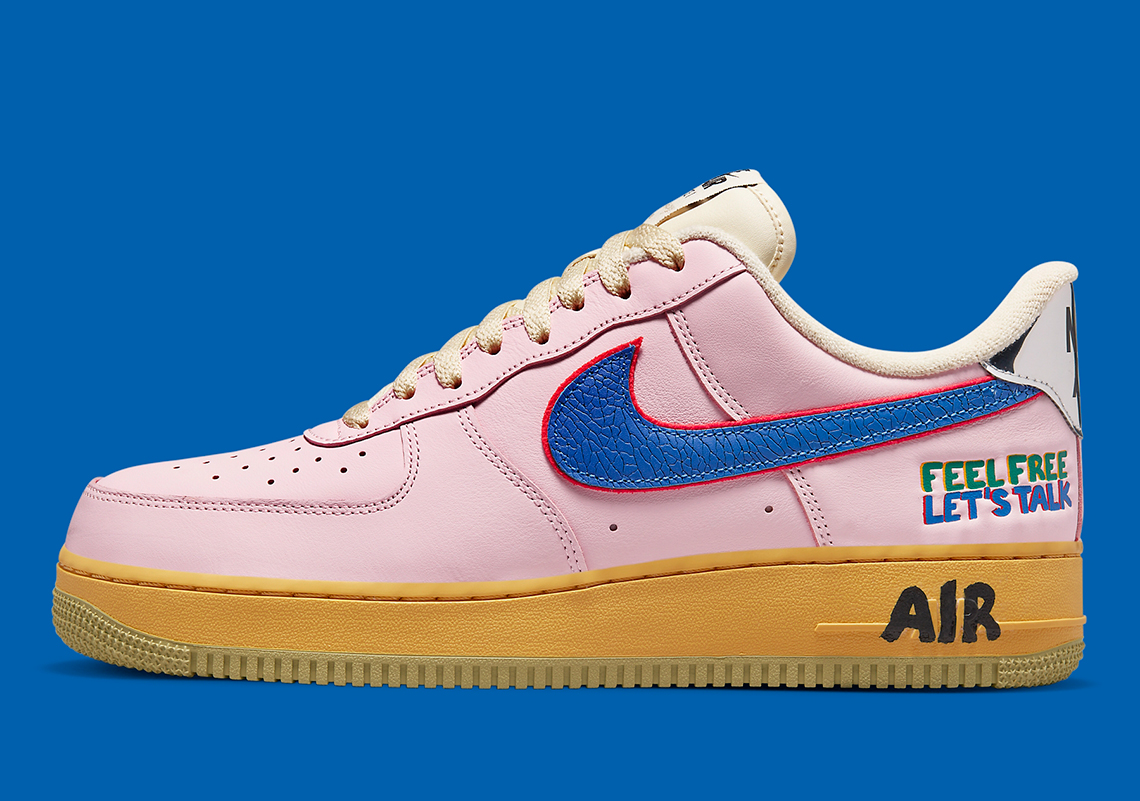 Nike Air Force 1 Feel Free Let's Talk DX2667-600 | SneakerNews.com