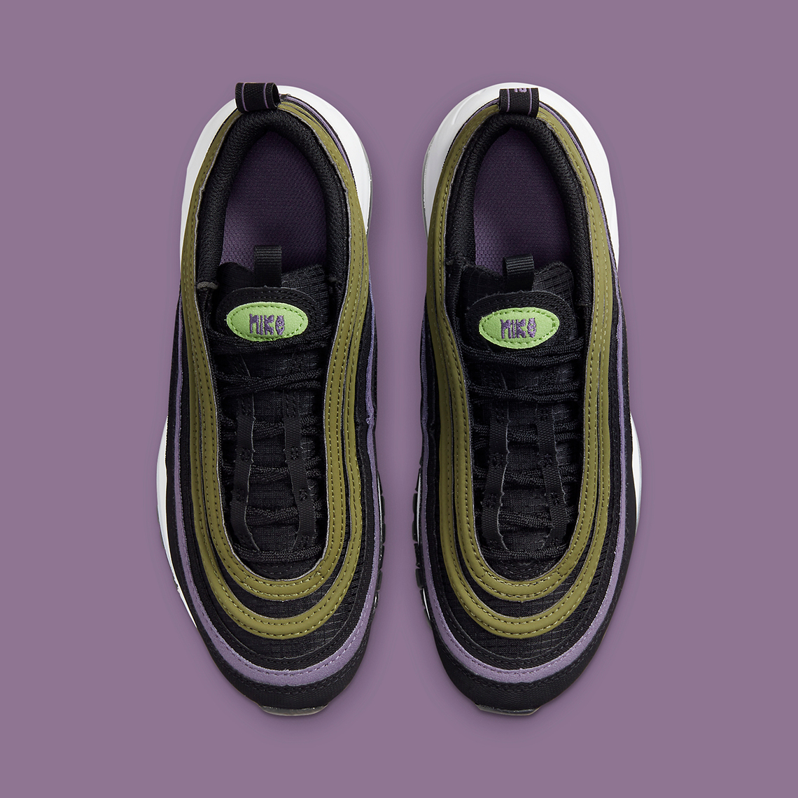 Nike air max 97 cheap green purple