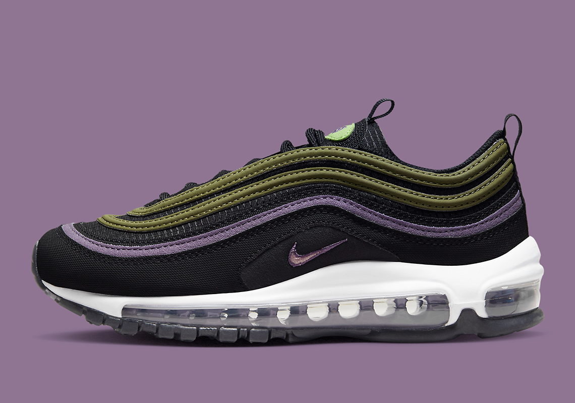 purple and yellow air max 97
