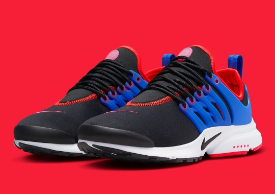 Red, Blue, And Pink Collide On This Upcoming Nike Air Presto