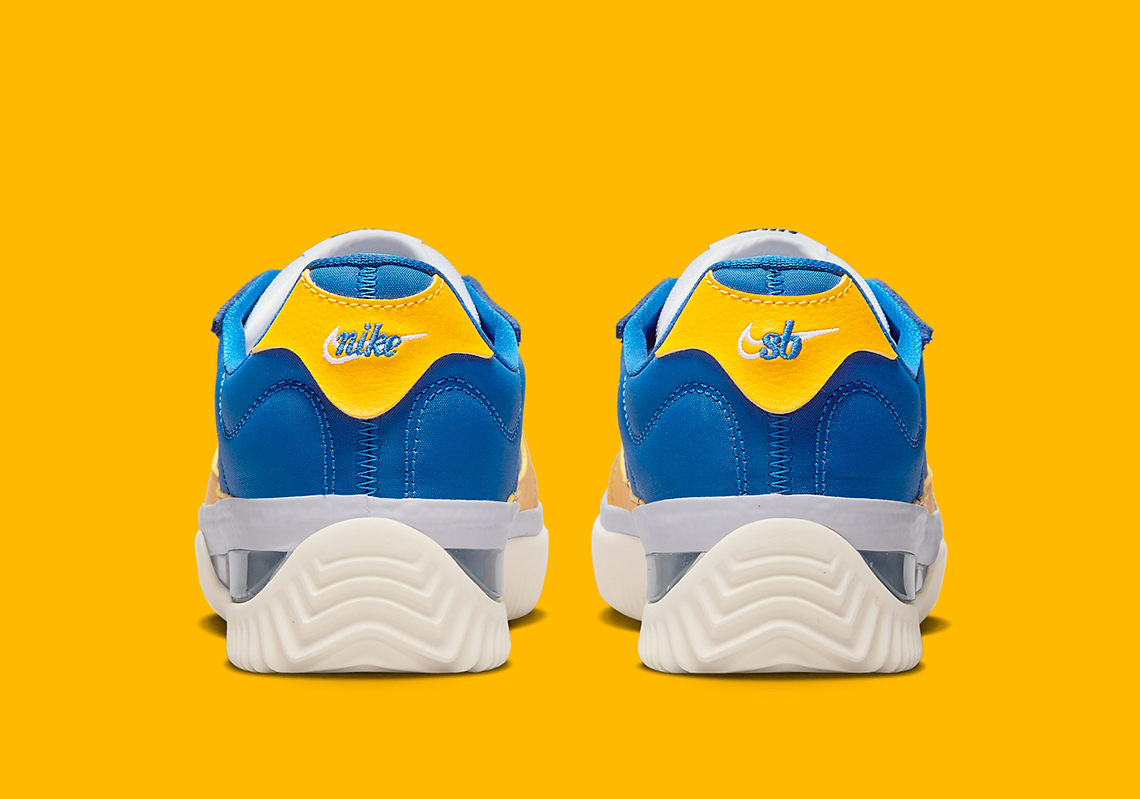 yellow and blue nike sb
