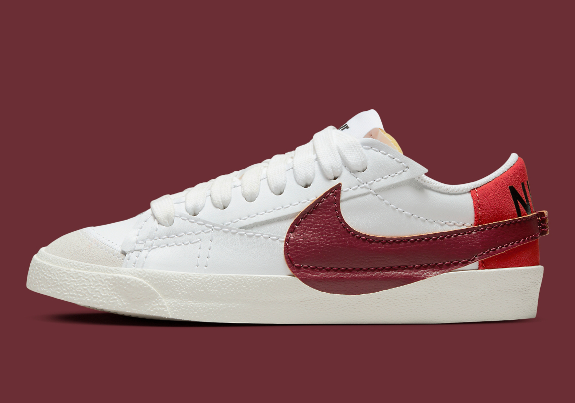 Nike Covers The Contiguous Blazer Low Jumbo In Shades Of Red